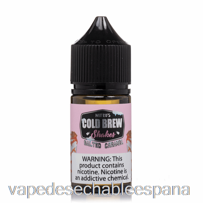 Vape Desechable España Caramelo Salado - Sales Nitros Cold Brew - 30ml 25mg